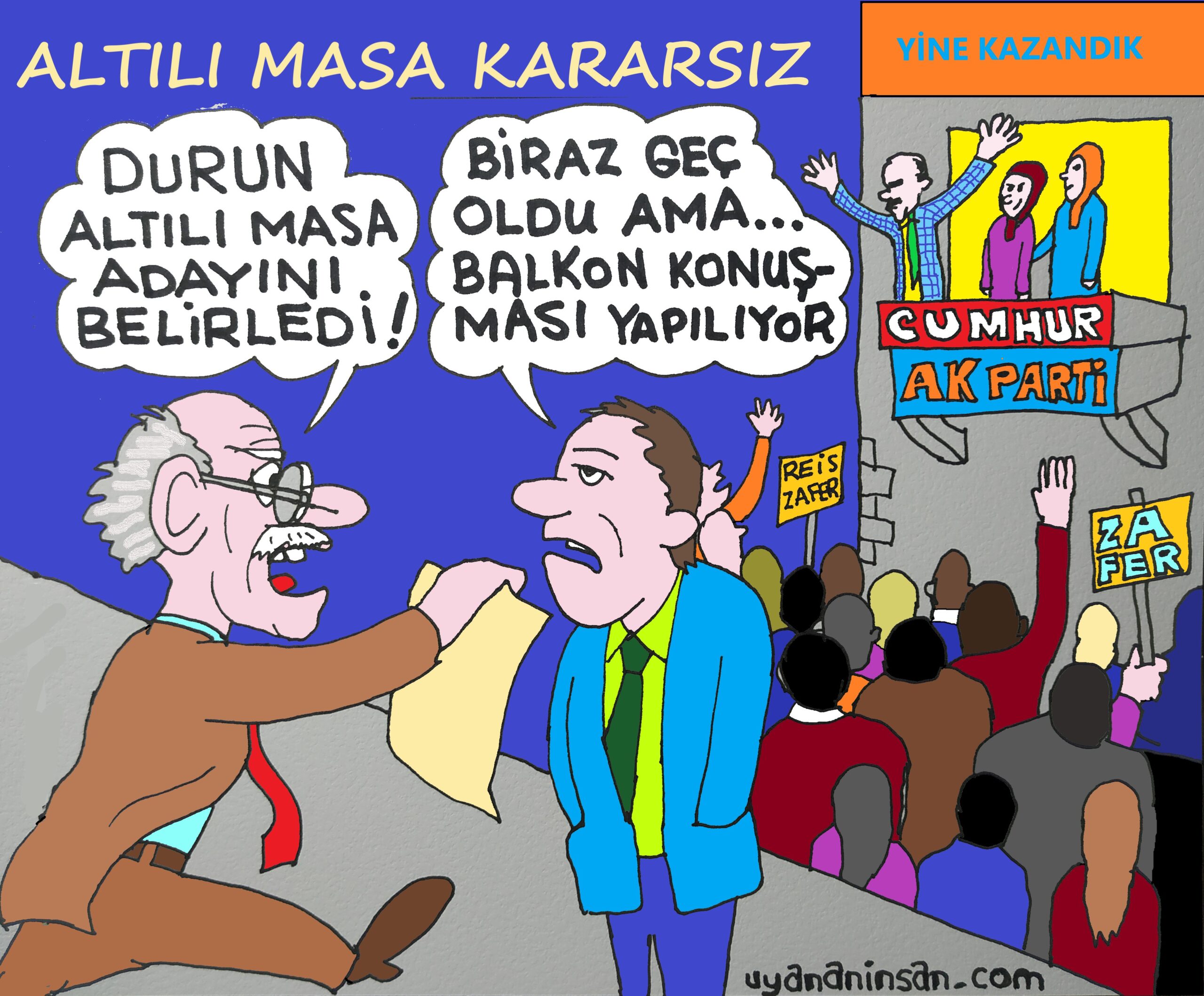 Karikatür: Altılı Masa kararsız