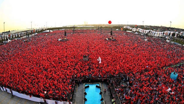 Türkiye Yenikapı mitinginde tek yumruk olacak