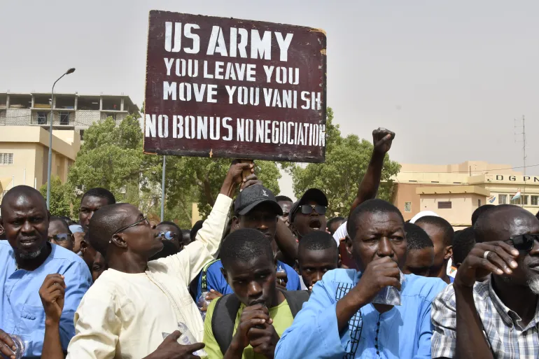 Amerikan askerlerine Nijer şoku