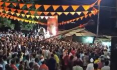 Hindular teravih namazında saldırdı