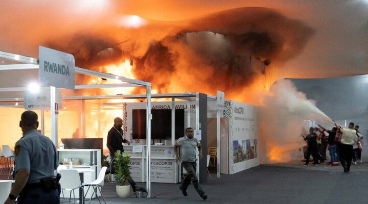 Küresel ısınma zirvesini yangın bastı